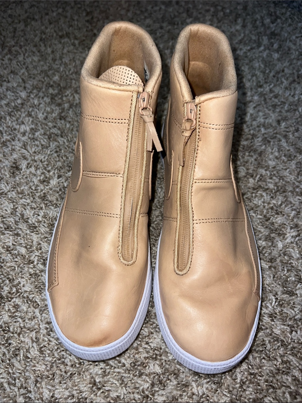 NikeLab BLAZER! Advanced Vachetta in Tan Leather - RARE! Men’s Size 10 - Picture 6 of 14